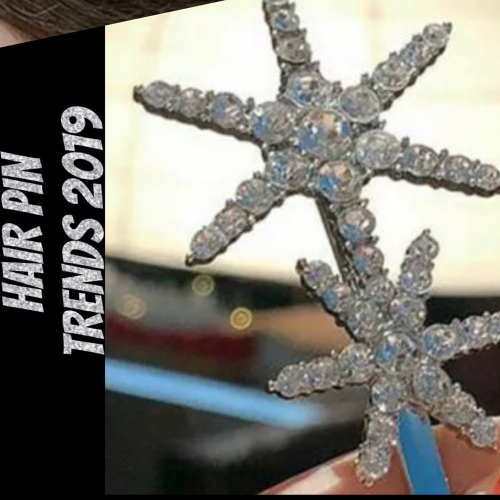 2 X $20 LOVE SNOWFLAKES STUNNING HAIR PIN - Picture 4 of 4